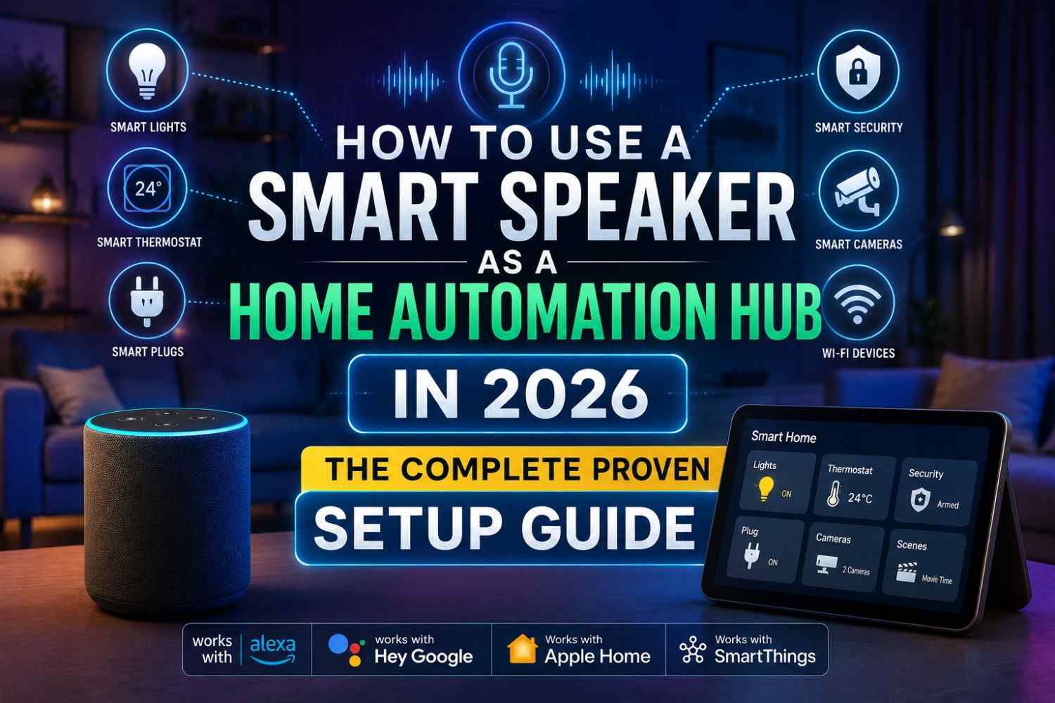How to Use a Smart Speaker as a Home Automation Hub in 2026 — The Complete Proven Setup Guide!