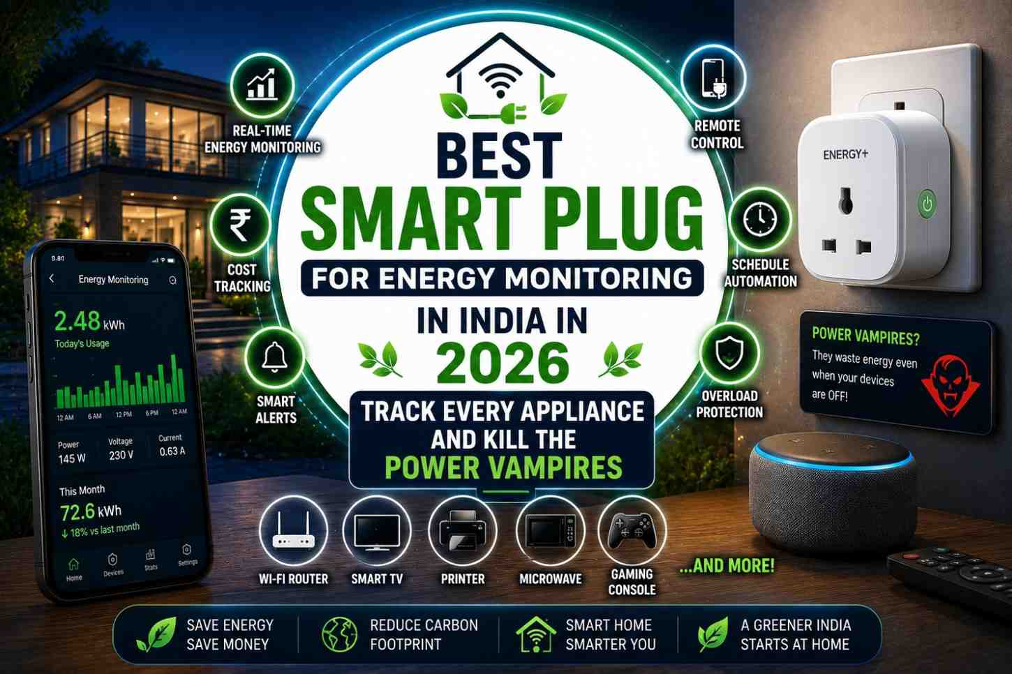 Best Smart Plug for Energy Monitoring in India in 2026 — Track Every Appliance and Kill the Power Vampires