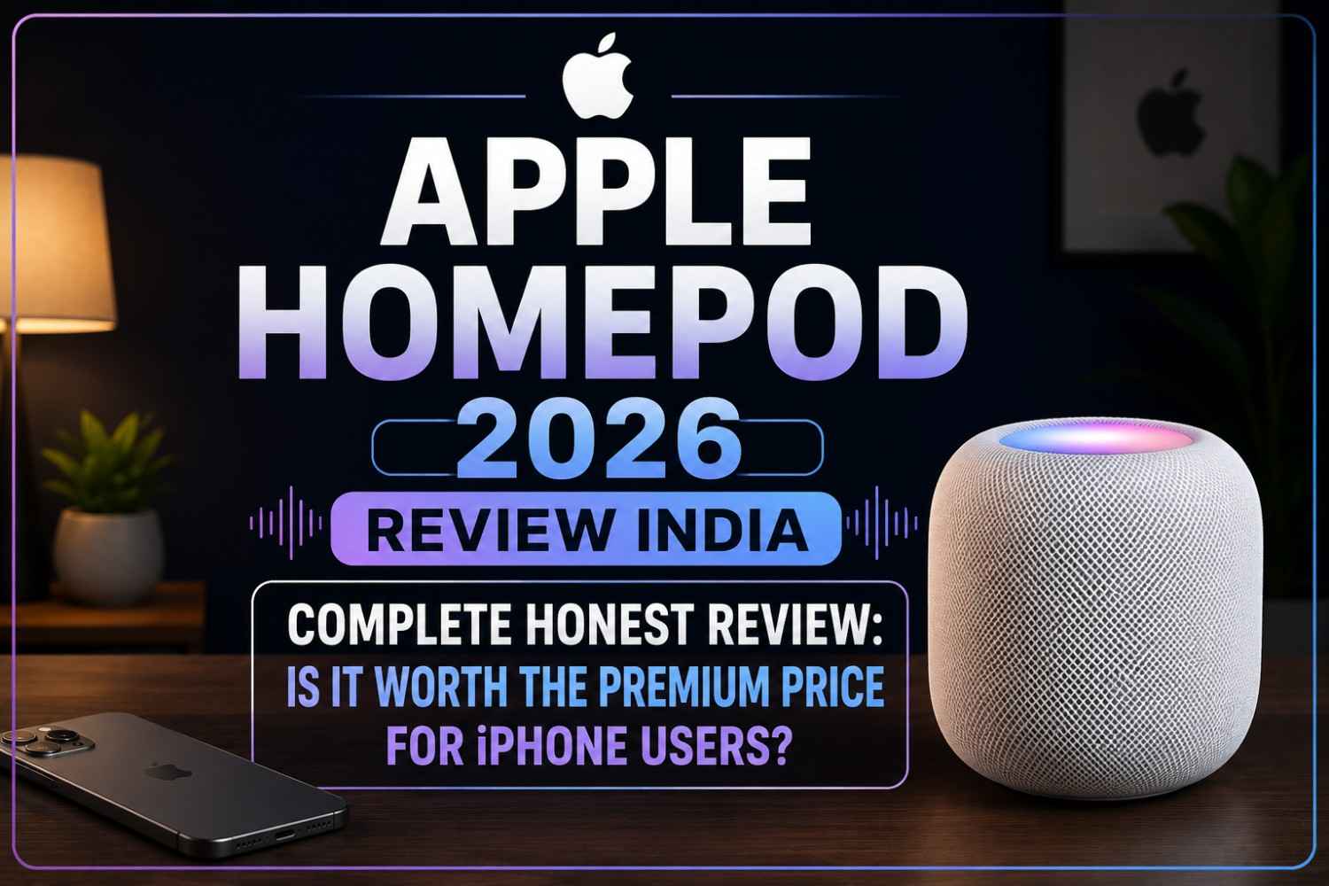 Apple HomePod 2026 Review India — Complete Honest Review: Is It Worth the Premium Price for iPhone Users?